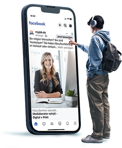 Social Media Job Anzeige 